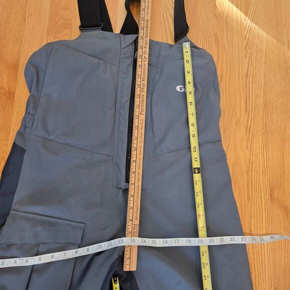 Gill Atlantic Trouser OS4T Sailing Bib Pants Mens sz S Fishing Storm Light Gray - Picture 11 of 16